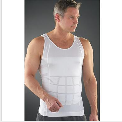 Men's Slim Tummy Belly Body Shaper Compression Trainer Vest Underwear Shapewear